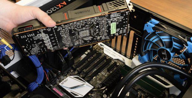 An intricate setup of a mining rig, showcasing components for efficient cryptocurrency extraction